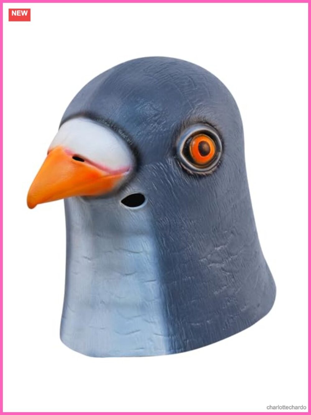 Adult Latex Pigeon Head Mask Realistic Animal Costume Mask